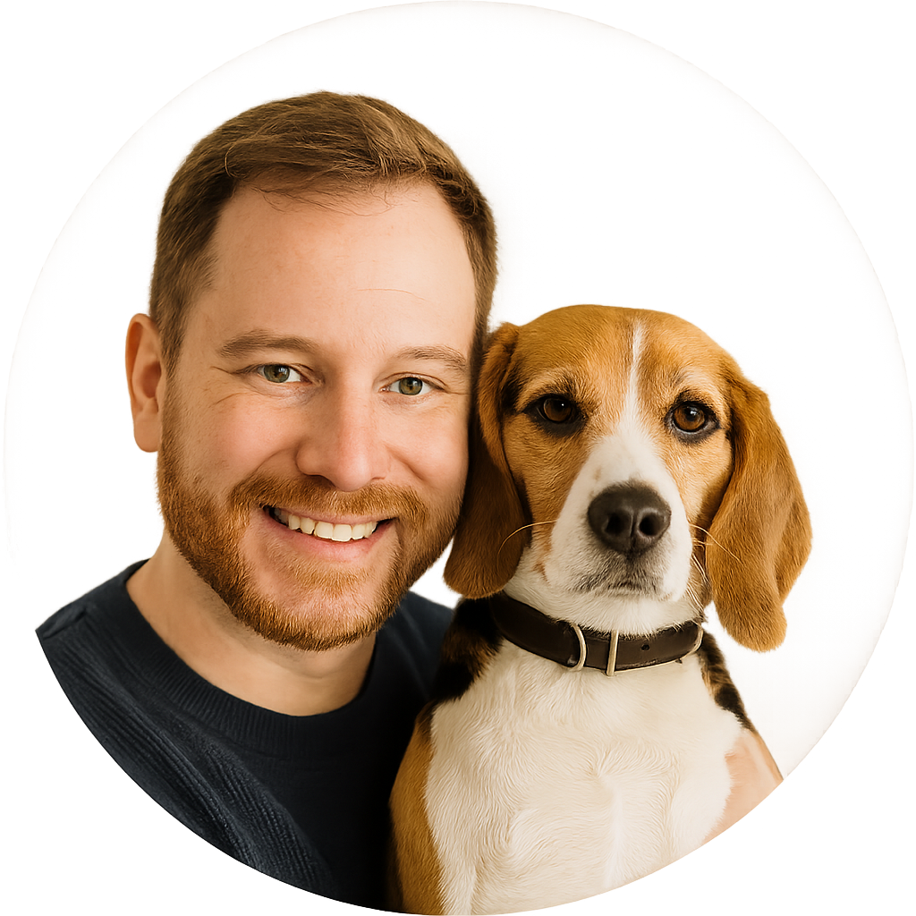 <strong>Jason R. & Bella (4-year-old Beagle)</strong>